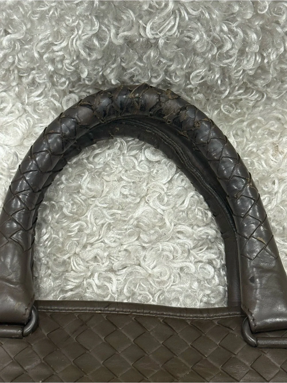 Bottega Veneta Intrecciato Leather Briefcase Business Laptop Bag
